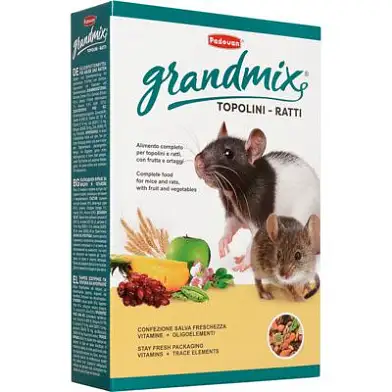 Padovan Grandmix Topolini E Ratti Сухой корм для взрослых мышей и крыс