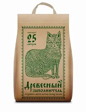 Pi-Pi-Bent древесный наполнитель для кошек бумажный пакет